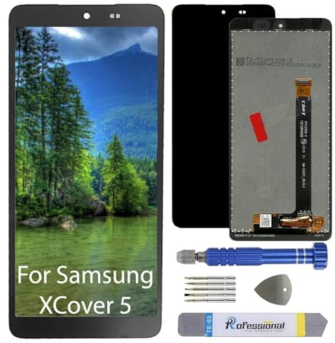 Int'x Display für Samsung XCover 5 G525 LCD Bildschirm Ersatz Touchscreen mit Werkzeug Schwarz Hohe Qualität von Int'x