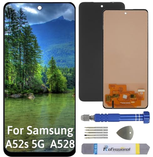 Int'x Full INCELL Display für Samsung A52S 5G A528 LCD Bildschirm Ersatz Touchscreen mit Werkzeug Schwarz Hohe Qualität von Int'x