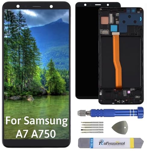 Int'x Full INCELL Display für Samsung A7 A750 LCD Bildschirm Ersatz Touchscreen mit Werkzeug Schwarz mit Rahmen Hohe Qualität von Int'x