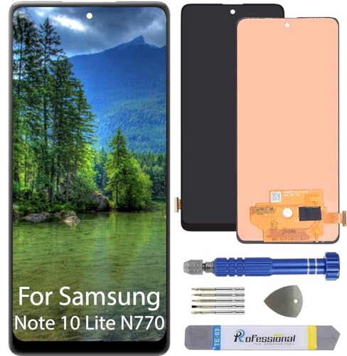 Int'x Full INCELL Display für Samsung Note 10 Lite N770 LCD Bildschirm Ersatz Touchscreen mit Werkzeug Schwarz Hohe Qualität von Int'x