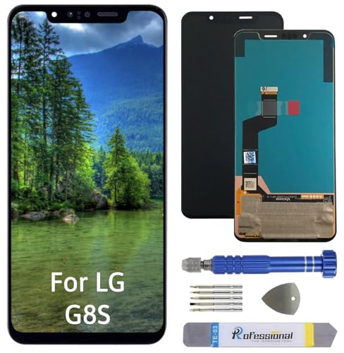 Int'x Full OLED Display für LG G8S G810 (Fingerprint) LCD Bildschirm Ersatz Touchscreen mit Werkzeug Schwarz Hohe Qualität von Int'x