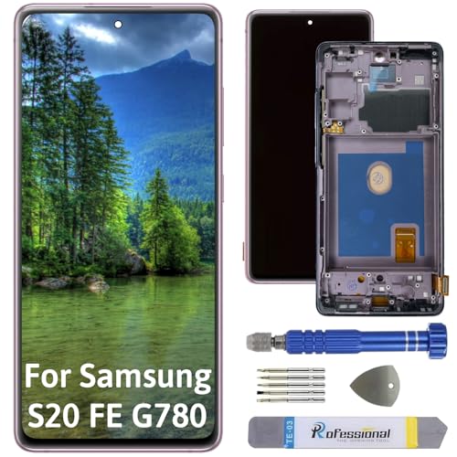 Int'x OLED Display für Samsung S20FE G780 LCD Bildschirm Ersatz Touchscreen mit Werkzeug Rose mit Rahmen Hohe Qualität von Int'x