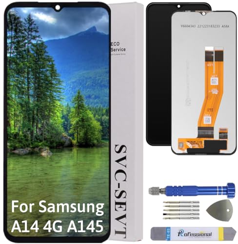 Int'x ORIGINAL Display für Samsung A14 4G 2023 A145 SM-A145F LCD Bildschirm Ersatz Touchscreen mit Werkzeug Hohe Qualität von Int'x
