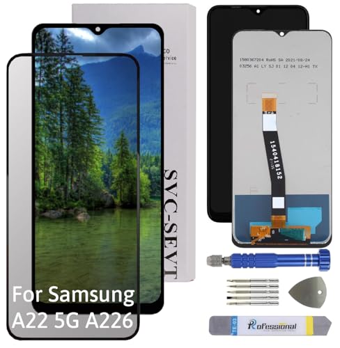 Int'x ORIGINAL Display für Samsung A22 5G A226 LCD Bildschirm Ersatz Touchscreen mit Werkzeug Schwarz Hohe Qualität von Int'x