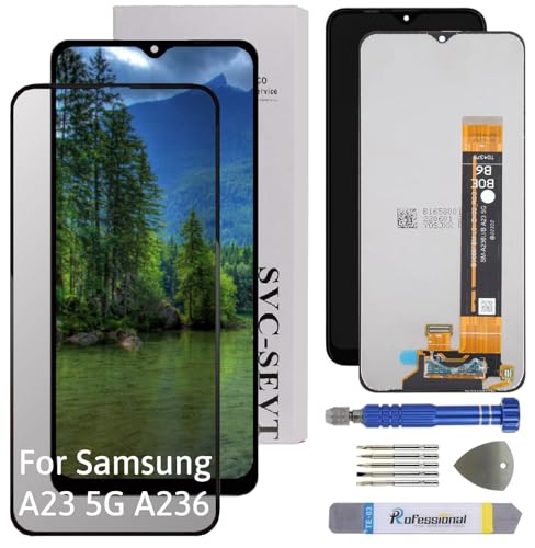 Int'x ORIGINAL Display für Samsung A23 5G A236 LCD Bildschirm Ersatz Touchscreen mit Werkzeug Schwarz Hohe Qualität von Int'x