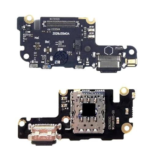Int'x ORIGINAL Ladebuchse für Xiaomi Mi 10T Dock Connector Ersatzplatine mit USB-C Charging Port Microphone Replacement Board Ladebereich Board von Int'x