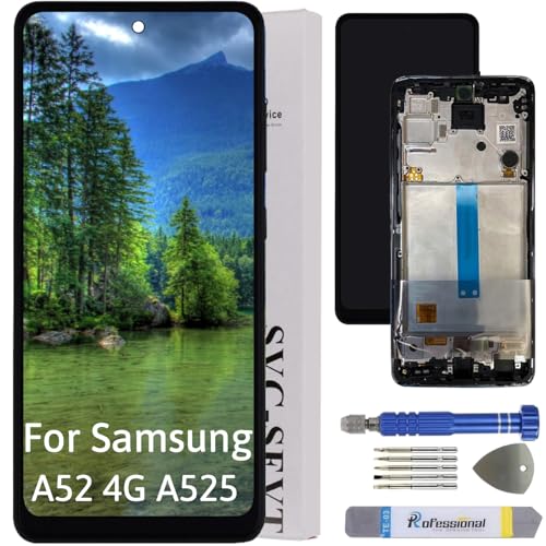 Int'x ORIGINAL OEM Display für Samsung Galaxy A52 4G A525 LCD Bildschirm Ersatz Touchscreen mit Werkzeug Schwarz mit Rahmen Hohe Qualität Int'x ORIGINAL OEM Display für Samsung Galaxy A52 4G A525 LCD Bildschirm Ersatz Touchscreen mit Werkzeug Schwarz mit Rahmen Hohe Qualität von Int'x