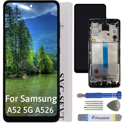Int'x ORIGINAL OEM Display für Samsung Galaxy A52 5G A526 LCD Bildschirm Ersatz Touchscreen mit Werkzeug Schwarz mit Rahmen Hohe Qualität Int'x ORIGINAL OEM Display für Samsung Galaxy A52 5G A526 LCD Bildschirm Ersatz Touchscreen mit Werkzeug Schwarz mit Rahmen Hohe Qualität von Int'x