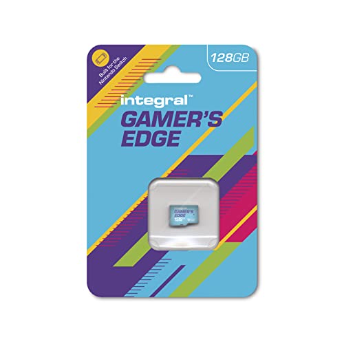 Integral 128GB Gamer's Edge Micro SD Card für die Nintendo Switch - Schnelles Laden & Speichern von Spielen Speichern von Spielen DLC & Daten Entwickelt für Nintendo Switch, Switch Lite & Switch OLED von Integral