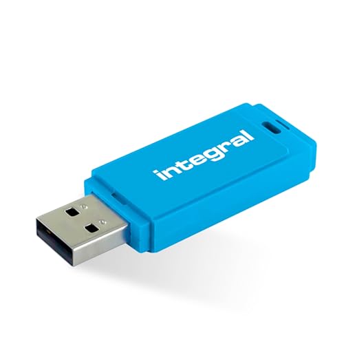 Integral 128GB Neon USB Stick 2.0 Schlüsselanhänger von Integral