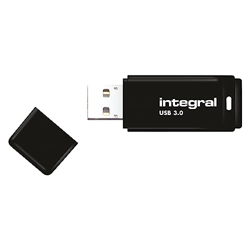 Integral 128GB Schwarzer USB 3.0 Super Speed Schneller Speicher-Flash-Laufwerk von Integral