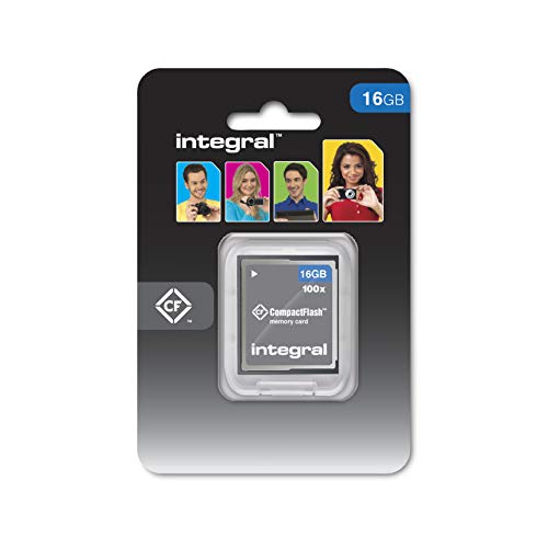 Integral 16GB Compact Flash Karte für Fotografie-Enthusiasten, Langlebig und Zuverlässig von Integral