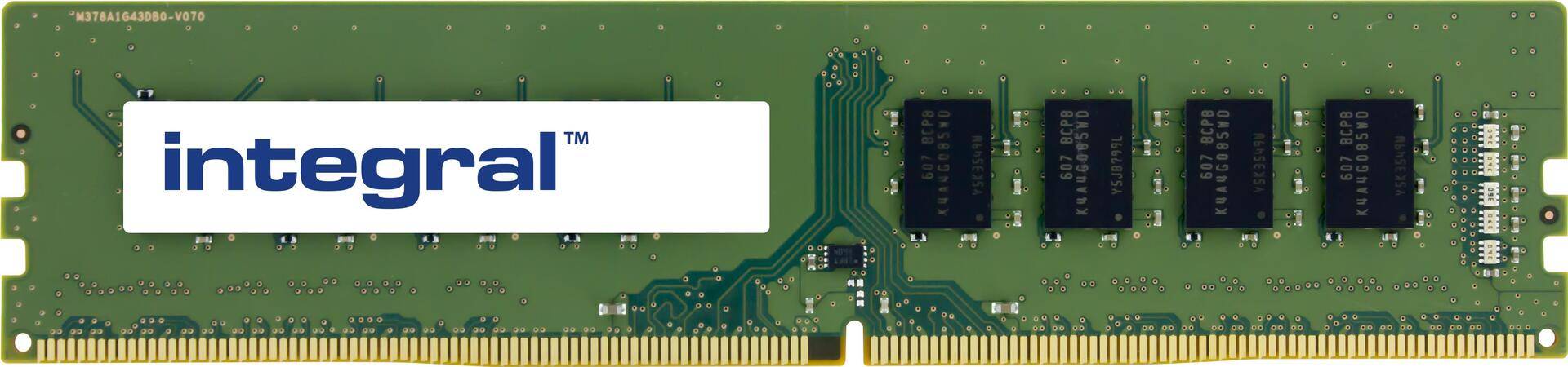 Integral 16GB PC RAM MODULE DDR4 2666MHZ PC4-21333 UNBUFFERED NON-ECC 1.2V 1Gx8 CL19 Speichermodul 1 x 16 GB (IN4T16GNELSX) von Integral