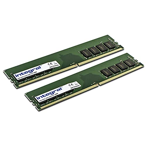 Integral 16GO Kit (2x 8GO) DDR4 RAM 2666MHz (oder 2400MHz & 2133MHz) SDRAM Desktop/Computer PC4-21333 Arbeitsspeicher von Integral