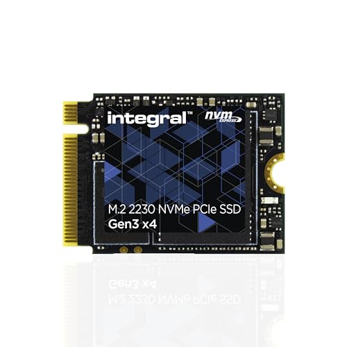 Integral 256GB NVMe M.2 2230 SSD PCIe Gen3 x4 - Read Speed bis zu 3000MB/s, Write Speed bis zu 1800MB/s - Internes SSD 2230 M2 2230 Valve Steam Deck SSD, Microsoft Surface Pro, PC & Laptop von Integral
