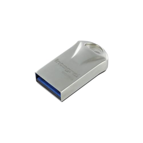 Integral 256GB USB Stick | USB Stick 3.0 | Flash Drive Fusion Metallgehäuse bis zu 110MB/s | USB Stick Schlüsselanhänger von Integral