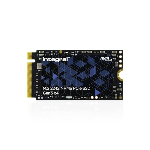 Integral 2TB M.2 SSD 2242 NVMe PCIe Gen3 x4 SSD - 2242 SSD 2TB - Read Speed bis zu 2400MB/s, Write Speed bis zu 2100MB/s - Internes 2242 SSD - Kompatibel PCs, NUCs, ultradünnen Laptops und Tablets Integral 2TB M.2 SSD 2242 NVMe PCIe Gen3 x4 SSD - 2242 SSD 2TB - Read Speed bis zu 2400MB/s, Write Speed bis zu 2100MB/s - Internes 2242 SSD - Kompatibel PCs, NUCs, ultradünnen Laptops und Tablets von Integral