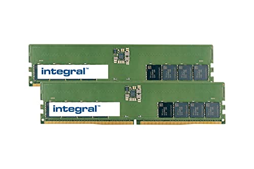 Integral 32 GB Kit (2 x 16 GB) DDR5 RAM 4800 MHz Desktop/PC PC5-38400 Speicher von Integral
