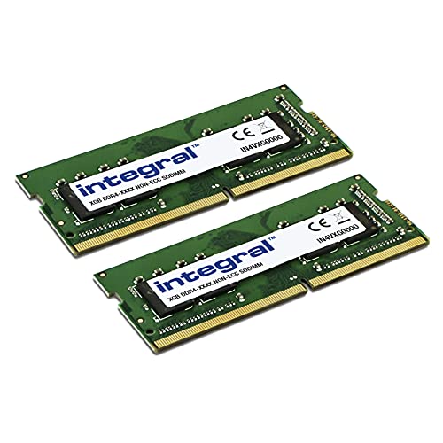 Integral 32GO Kit (2x16GO) DDR4 RAM 2666MHz (oder 2400MHz & 2133MHz) SODIMM Laptop/Notebook PC4-21333 Arbeitsspeicher von Integral