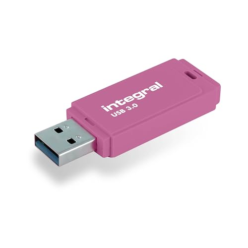 Integral 64GB Neon USB Stick 2.0 Schlüsselanhänger von Integral