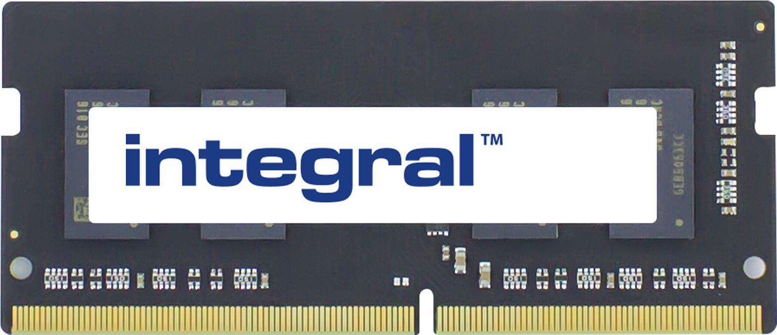 Integral 8GB LAPTOP RAM MODULE DDR4 2666MHZ PC4-21333 UNBUFFERED NON-ECC SODIMM 1.2V 1Gx8 CL19 Speichermodul 1 x 8 GB (IN4V8GNELSX) von Integral