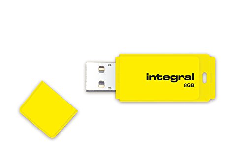 Integral 8GB NEON USB Stick gelb von Integral