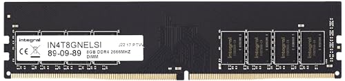 Integral 8GO DDR4 RAM 2666MT/s (oder 2400MT/s & 2133MT/s) DIMM Desktop/Computer PC4-21333 Arbeitsspeicher von Integral