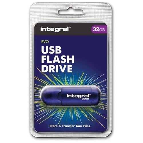 Integral INFD32GBEVOBL 32GB Speicherkart USB blau von Integral