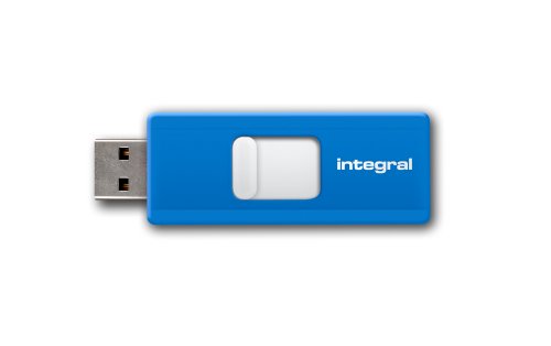Integral INFD32GBSLDBL 32GB Speicherkart USB blau von Integral
