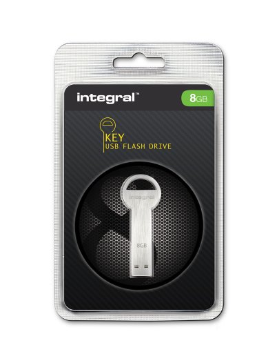 Integral INFD8GBKEY 8GB Speicherkart USB grau von Integral
