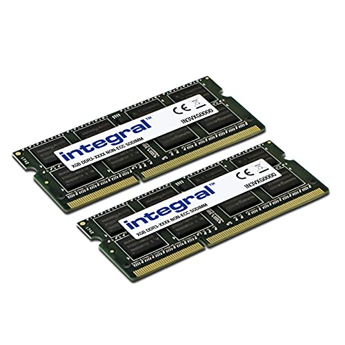 Integral Memory 8GB Kit (2x4GB) DDR3 RAM 1600MHz SODIMM Laptop/Notebook PC3-12800 Arbeitsspeicher DRAM Green von Integral