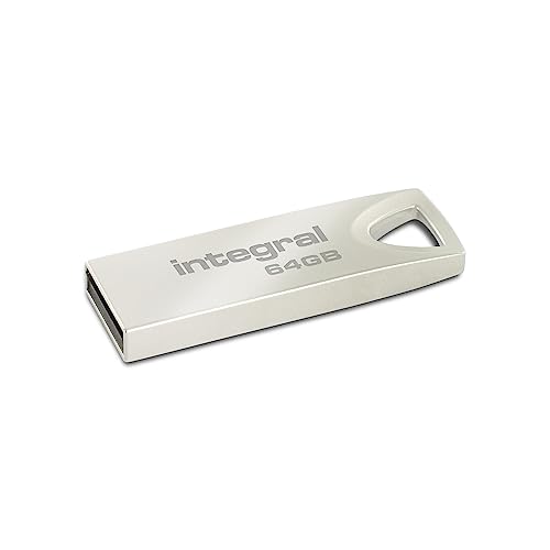 Integral Memory Arc INFD64GBARC 64GB USB-Stick silber von Integral