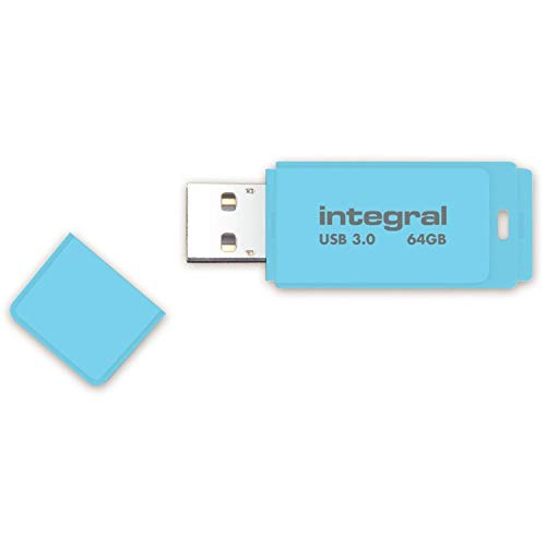 Integral Memory INFD64GBPASBLS3.0 64GB Speicherkarte himmelblau von Integral