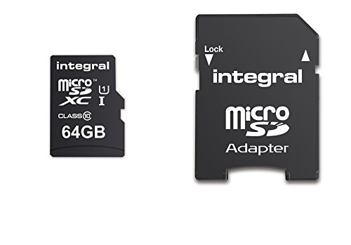 Integral Memory INMSDX64G10-90U1 microSDXC Class 10 UltimaPro UHS-1 64GB Speicherkarte von Integral