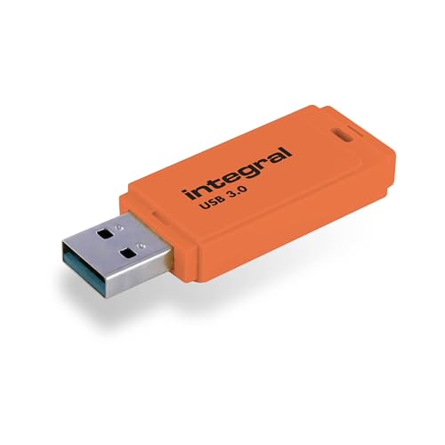 Integral Memory Neon 64GB USB-Stick USB3.0 orange, INFD64GBNEONOR3.0 von Integral