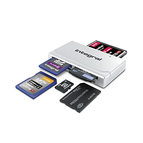 Integral Multi SD Kartenleser USB 2.0 - All-in-One Kartenlesegerät, Silber Integral Multi SD Kartenleser USB 2.0 - All-in-One Kartenlesegerät, Silber von Integral