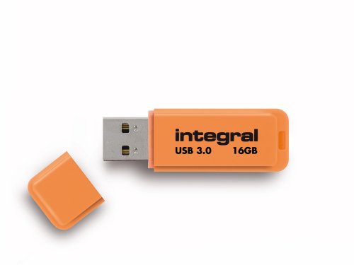 Integral Neon 16GB USB-Stick USB3.0 orange von Integral