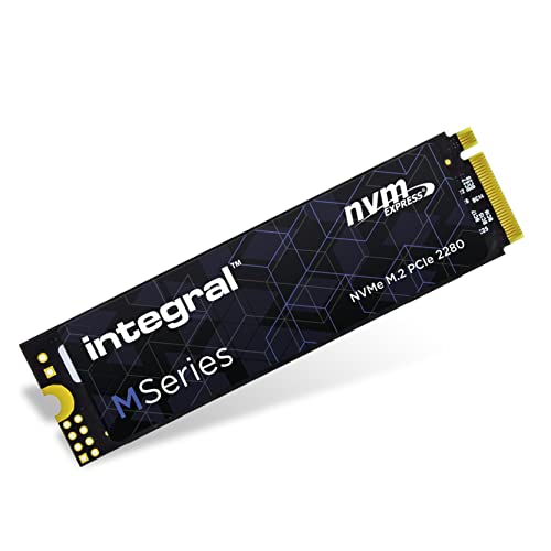 Integral SSD 500GB SSD M.2 2280 NVME 1.2 PCIe Gen3x4 R-2000MB/s W-1600MB/s M1 Solid State Drive von Integral