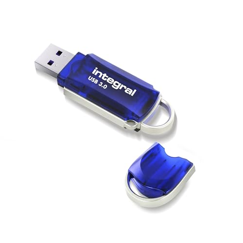 Integral USB Stick 128GB USB 3.0 Courier Blau bis zu 100MBs von Integral