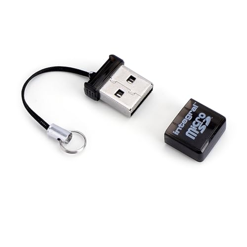Integral microSD / microSDHC USB Kartenlesegerät/INCRMSDMINIUSB von Integral