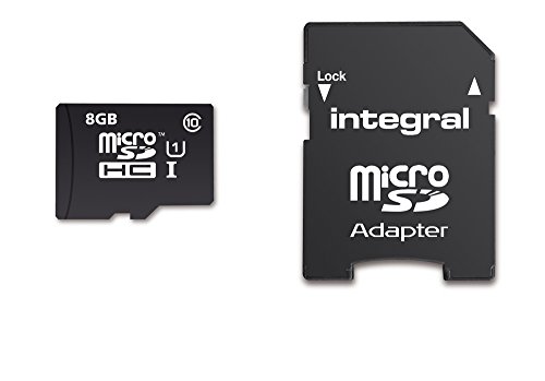 Integral microSDHC 8GB Class 10 UltimaPro UHS-1 class 1 Speicherkarte bis zu 40 MB/s Transfergeschwindigkeit von Integral