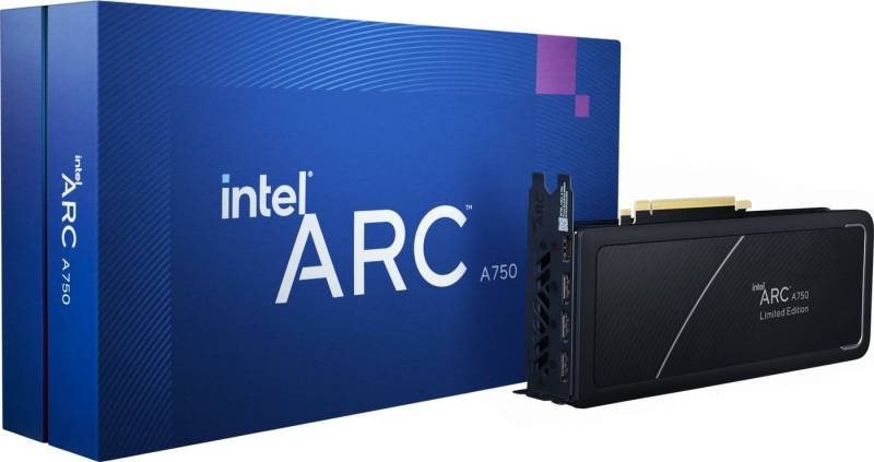Intel® Intel Arc A750 Limited Edition, 8GB GDDR6 (21P02J00BA) Grafikkarte von Intel®
