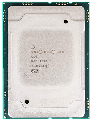 Intel Xeon Gold 5220 Prozessor 18 Core 2,20 GHz 25 MB Cache TDP 125 W (CD8069504214601) (Cascade Lake) (OEM Tray Prozessor) von Intel OEM Tray Processors