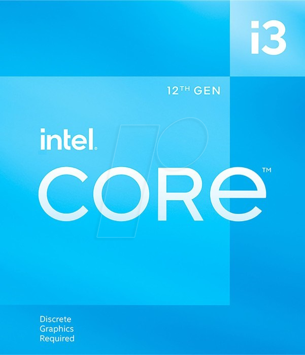 BX8071512100F - Intel Core i3-12100F, 3.30GHz, boxed, 1700 von Intel