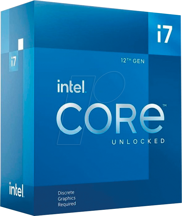 BX8071512700KF - Intel Core i7-12700KF, 3.60GHz, boxed, 1700 von Intel