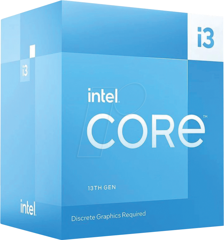 BX8071513100F - Intel Core i3-13100F, boxed, 1700 von Intel