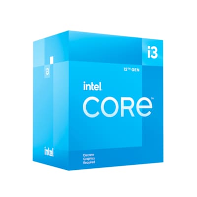 INTEL Core i3-12100F 3,3GHz 4 Kerne 12MB Cache Sockel 1700 (Boxed mit Lüfter) von Intel