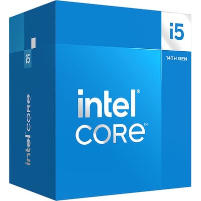 INTEL Core i5-14400F 3,5 GHz 10 Kerne 30MB Cache Sockel 1700 (Boxed o. Lüfter) von Intel