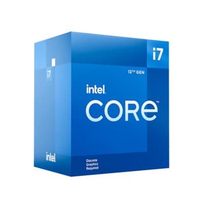 INTEL Core i7-12700F 2,1GHz 8+4 Kerne 25MB Cache Sockel 1700 (Boxed mit Lüfter) von Intel