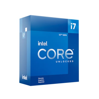 INTEL Core i7-12700KF 3,8GHz 8+4 Kerne 25MB Cache Sockel 1700 (Boxed o. Lüfter) von Intel